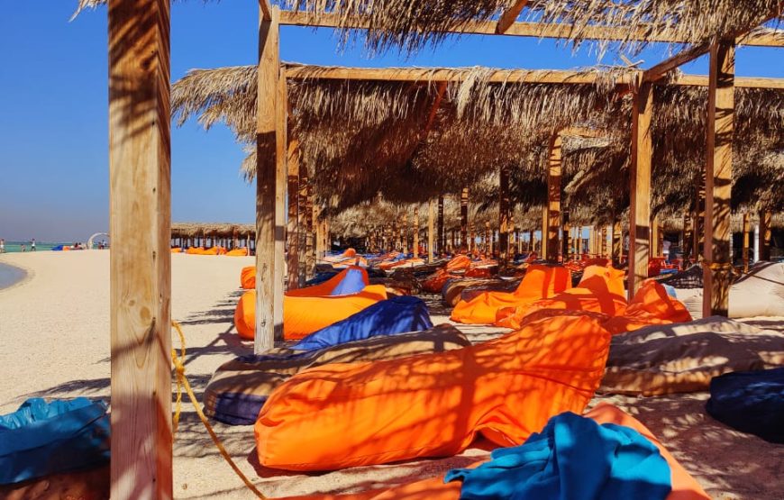 Hurghada: Orange Bay + Parasailing Adventure, Snorkeling and Lunch